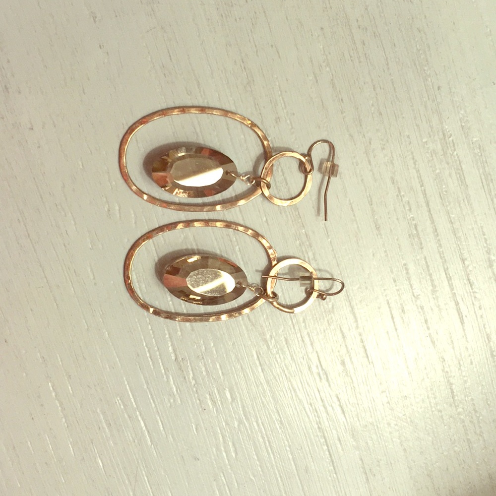 Silver hoop earrings